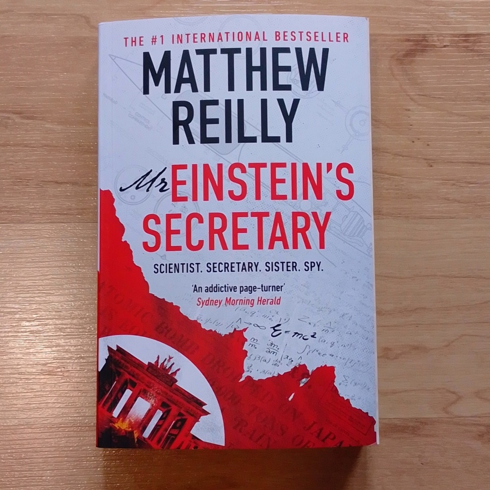 Mr. Einstein's Secretary by - Red and White Cover
